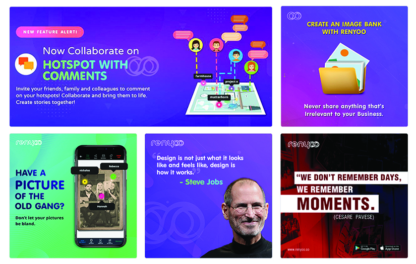 Renyoo best image Annotation app with social engagement screenshot 2
